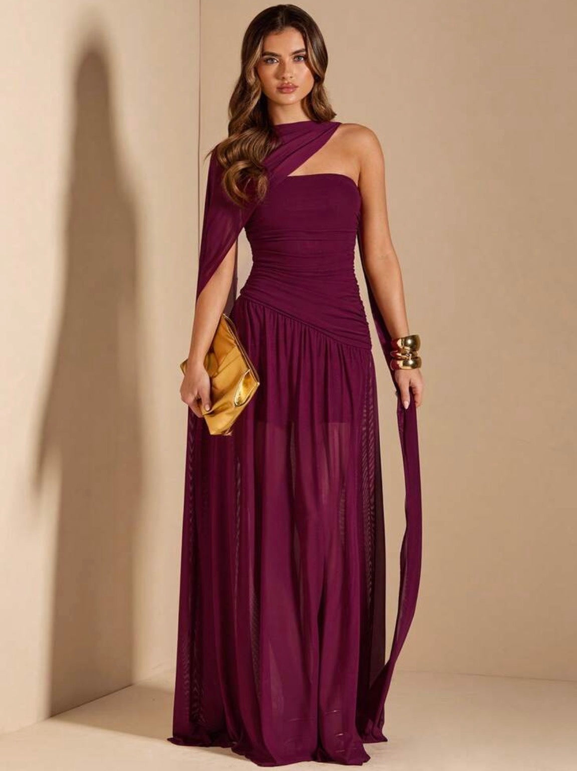 AZALEA - Vestido de ceremonia en tul ligero