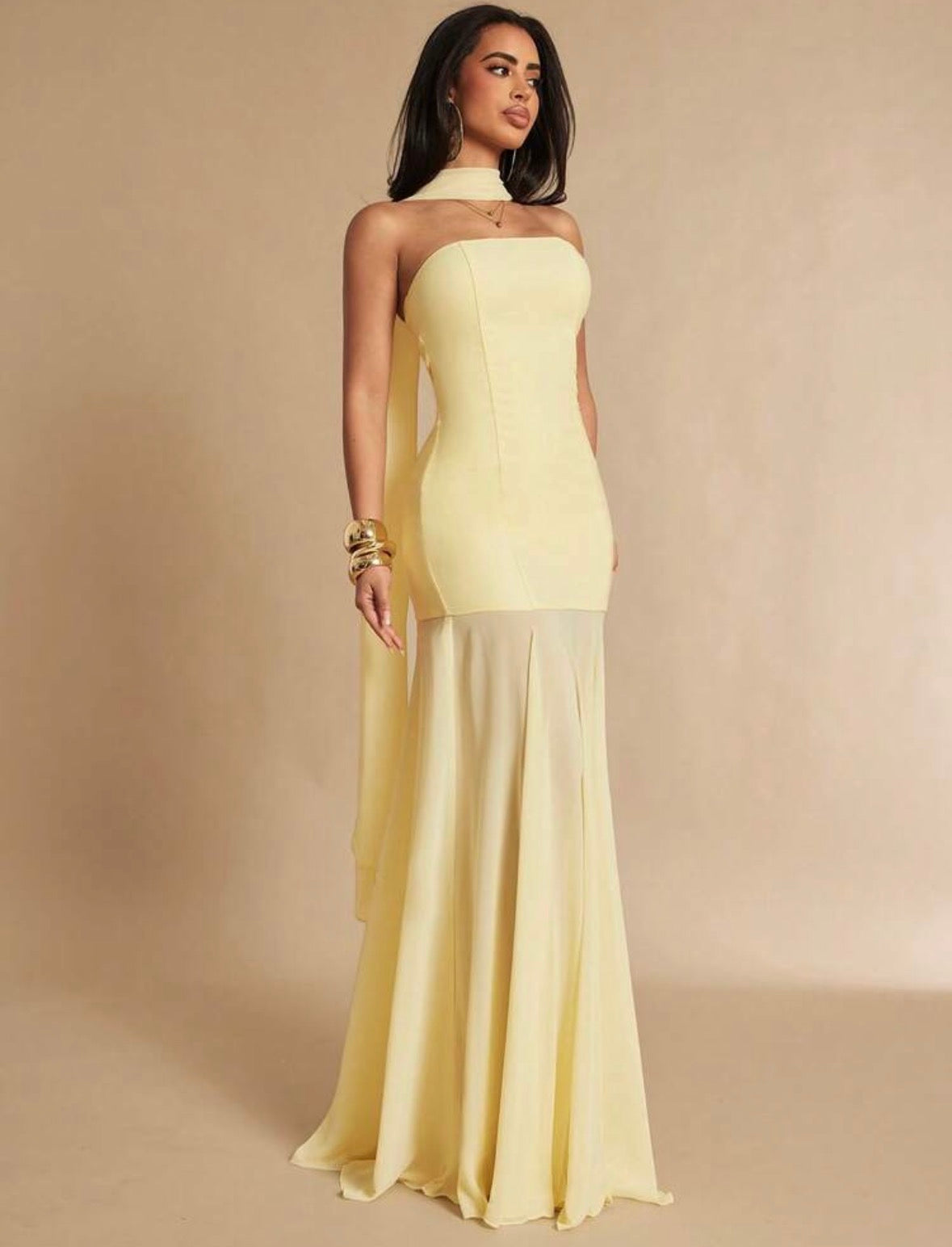 FAMARA LYCRA - Vestido de ceremonia largo