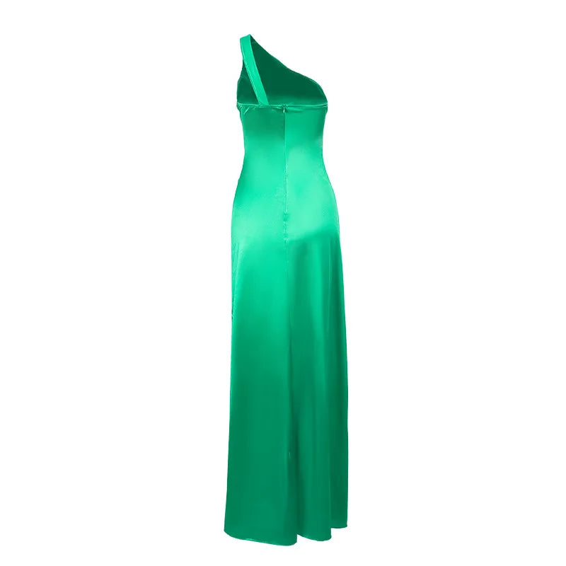SAMARA - Vestido de ceremonia lycra en satén