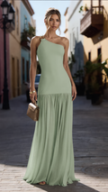 SELENE - Vestido de ceremonia en tul ligero