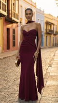VIOLETA - Vestido de ceremonia en tul ligero