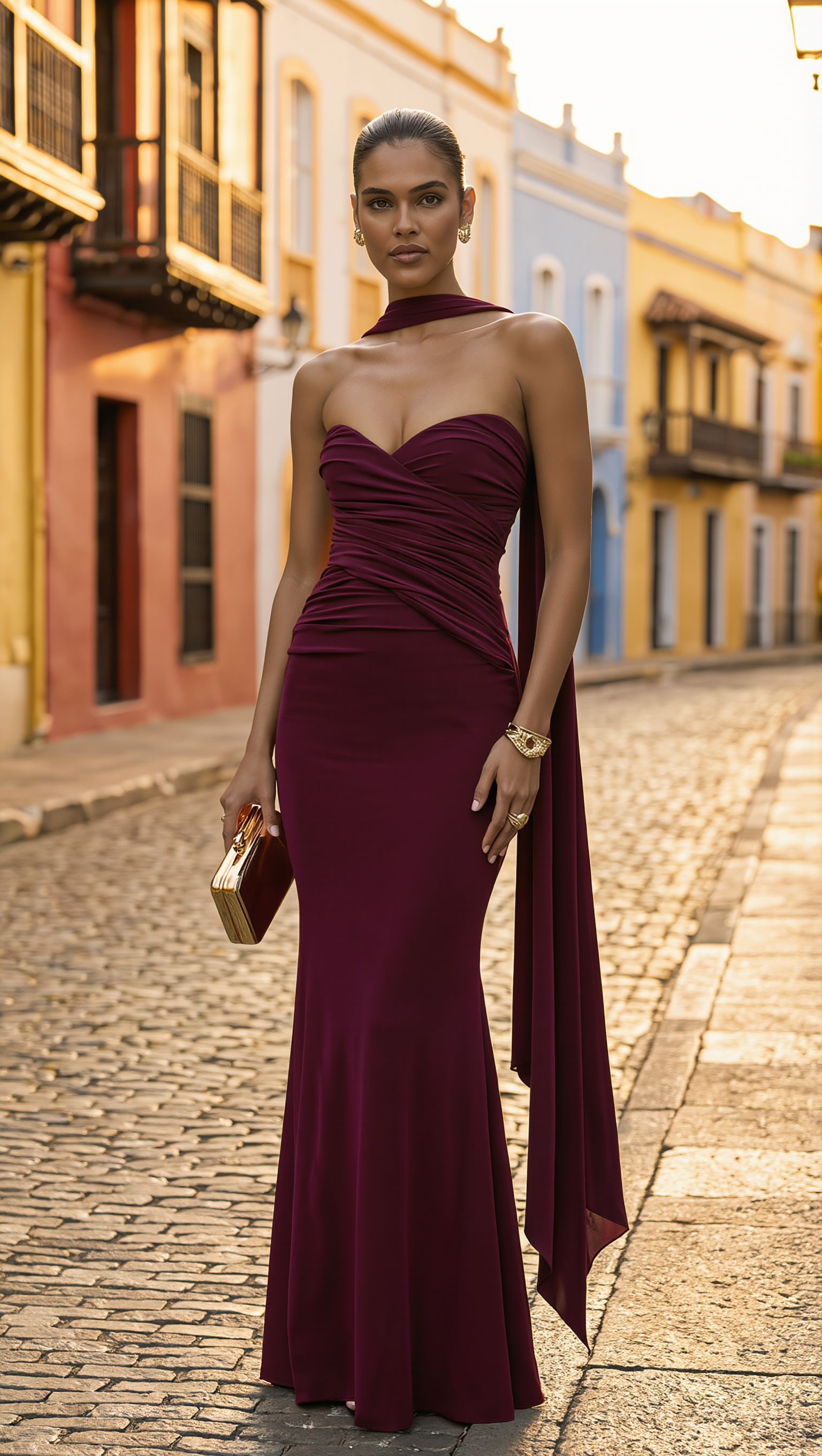 VIOLETA - Vestido de ceremonia en tul ligero