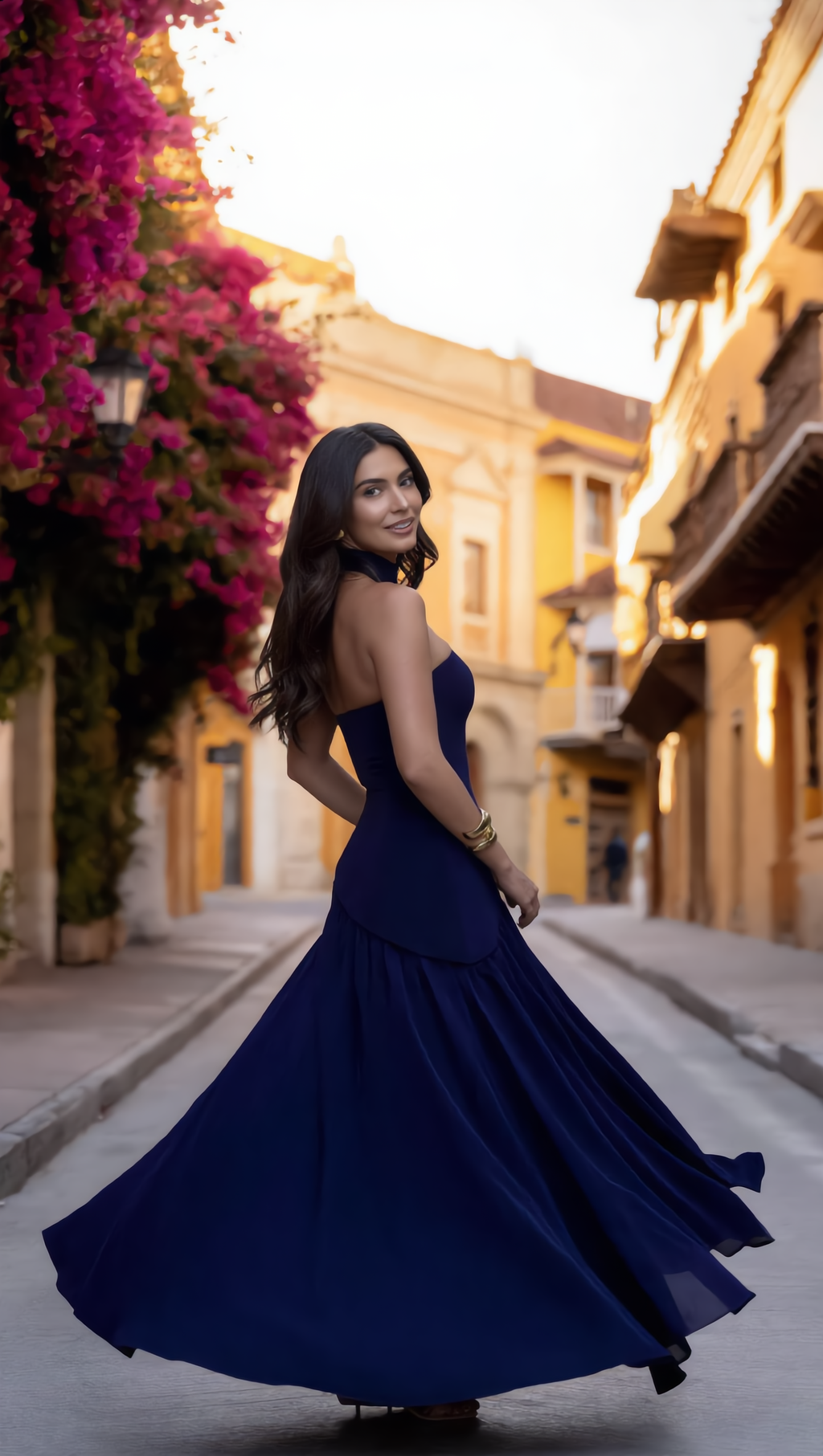 FAMARA LYCRA - Vestido de ceremonia largo