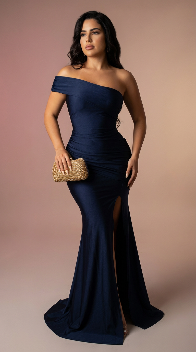 KIRA - Vestido de ceremonia lycra elástica