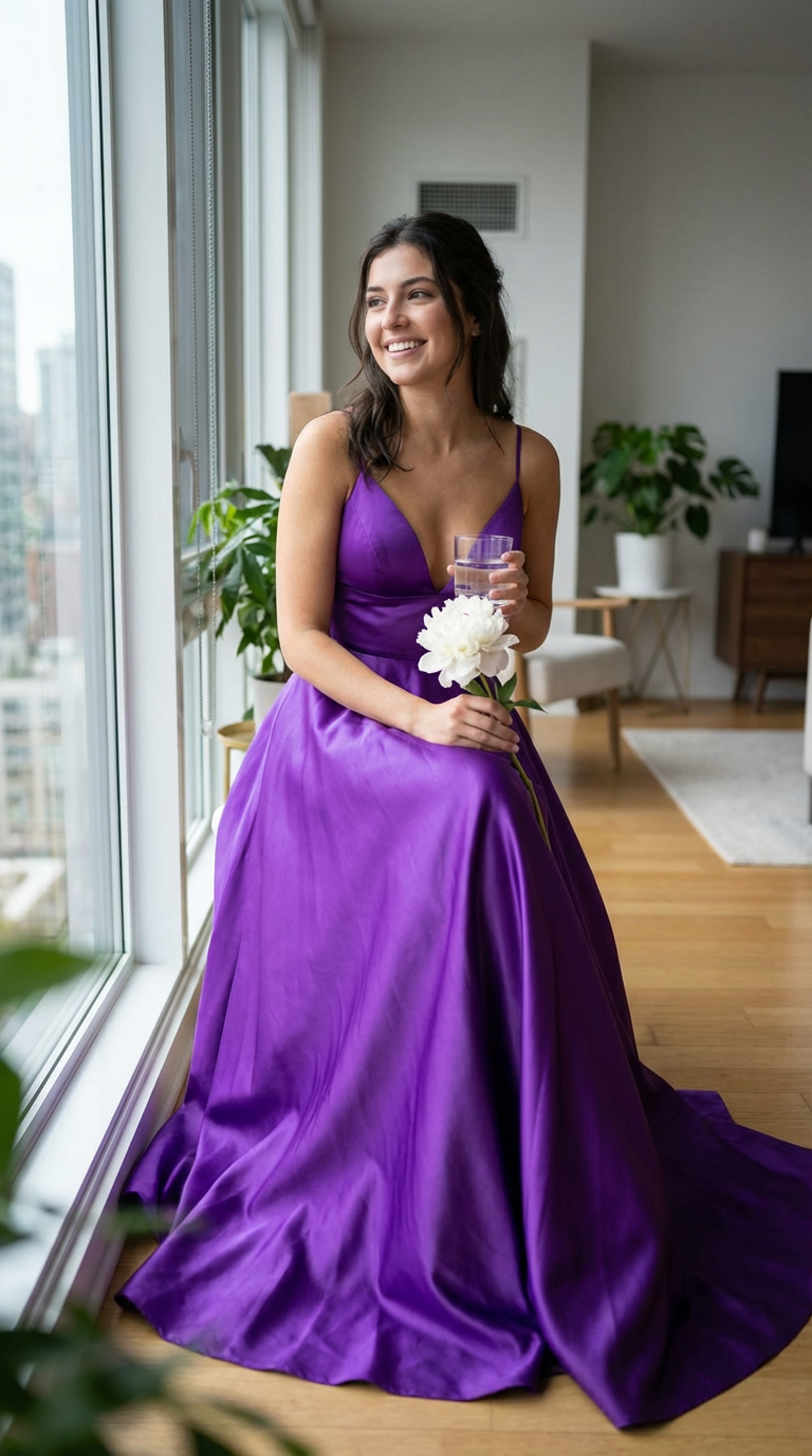 REINA - Vestido de ceremonia largo