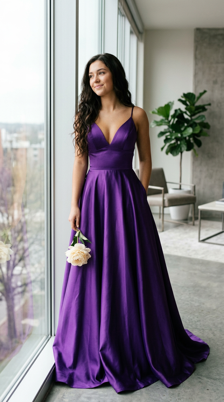 REINA - Vestido de ceremonia largo