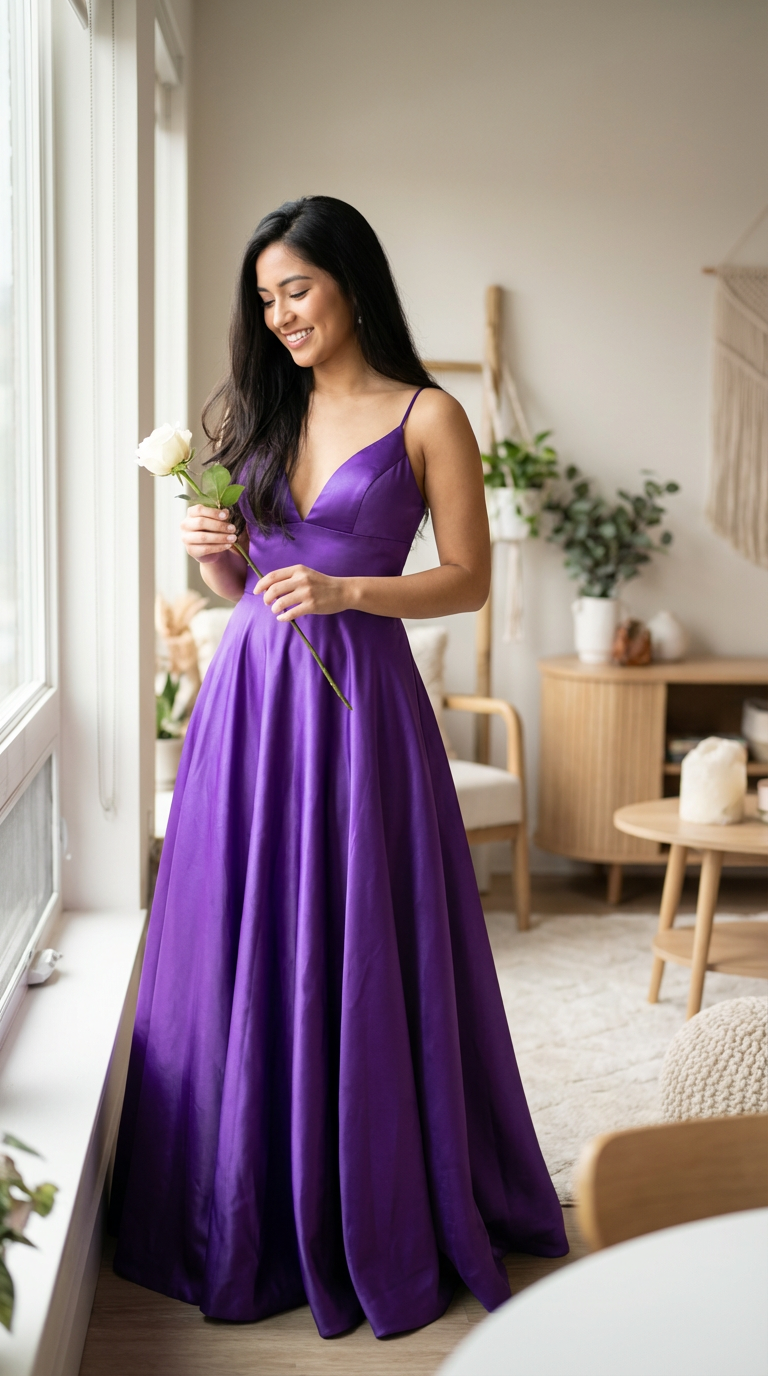 REINA - Vestido de ceremonia largo