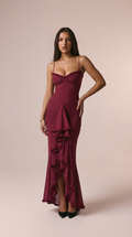 VOLANT - Vestido de ceremonia largo rojo